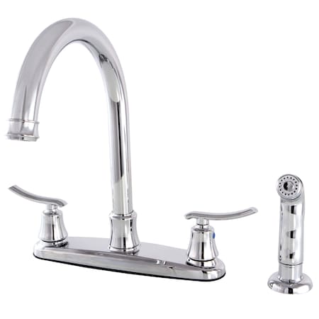 Jamestown FB7791JLSP 8-Inch Centerset Kitchen Faucet with Sprayer FB7791JLSP